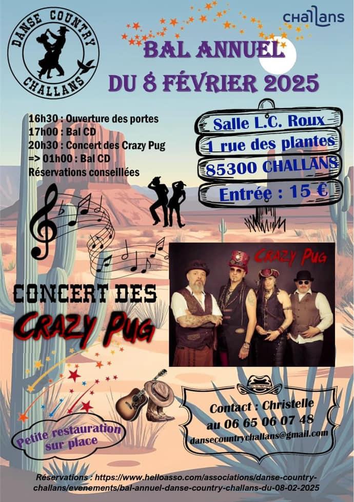 Danse country challans 8 2 2025